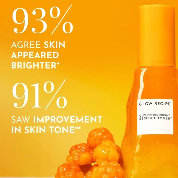 Glow Recipe Cloudberry Bright Essence Toner - Orange - Picture 2 of 11